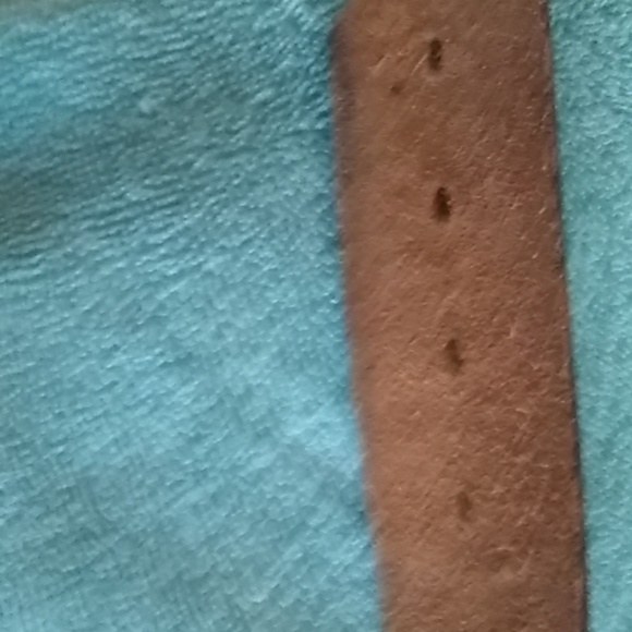 Men's leather belt with country buckle - Picture 3 of 4